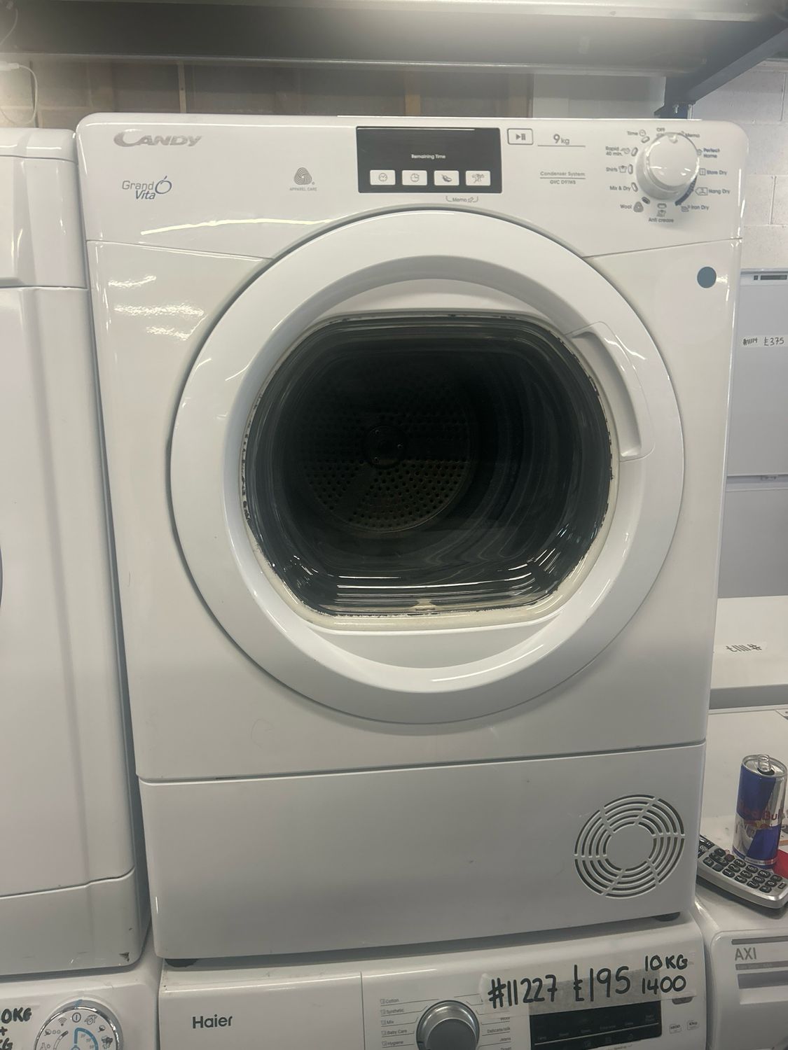 Candy 9kg Condenser Dryer White