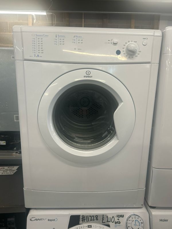 Indesit IDV75 7kg Vented Dryer White
