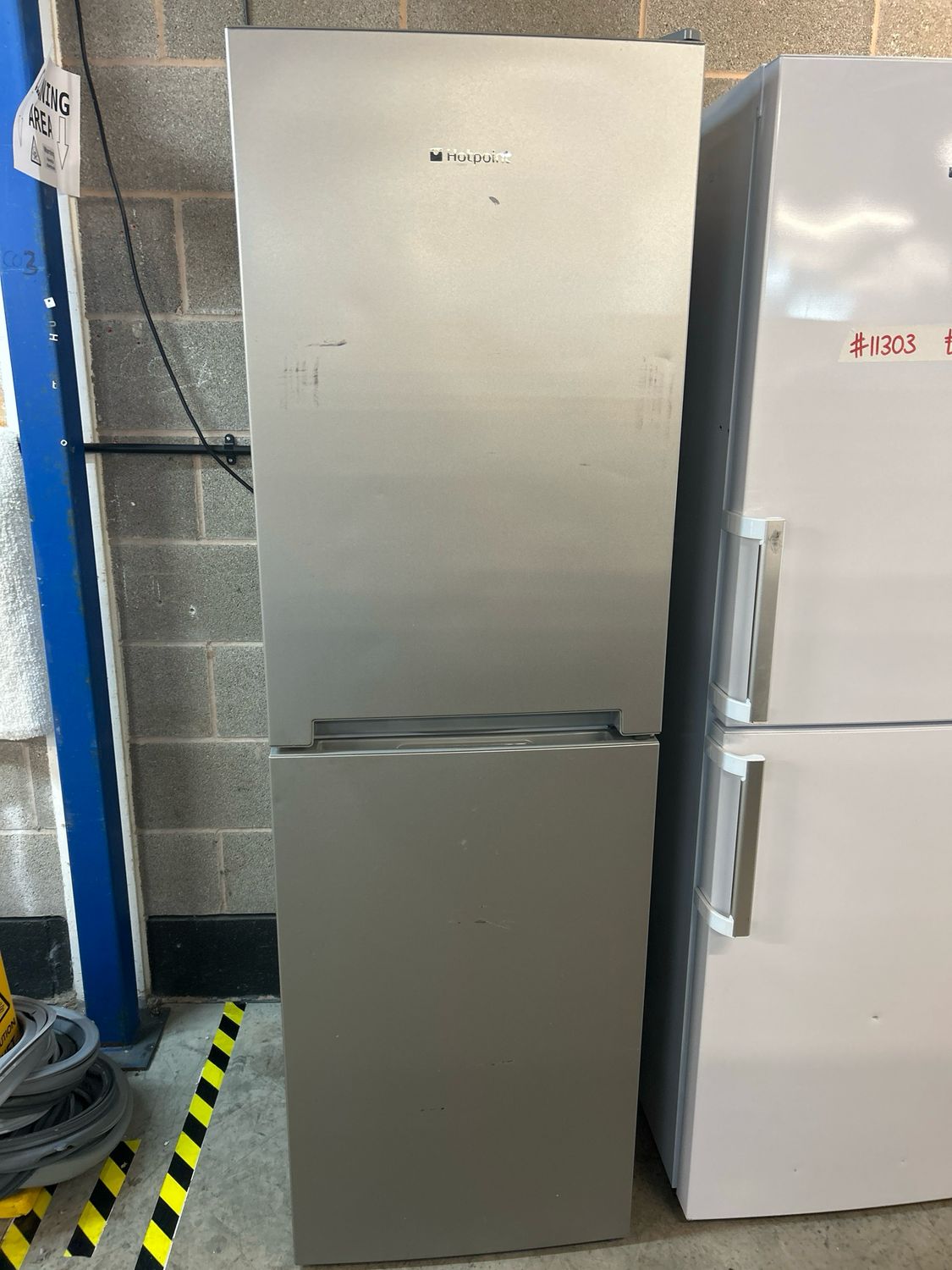 Hotpoint Fridge Freezer Silver H190cm W60cm