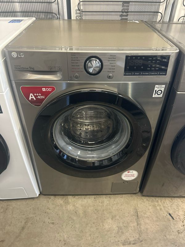 LG F4V309SSE 9KG 1400rpm Washing Machine Silver