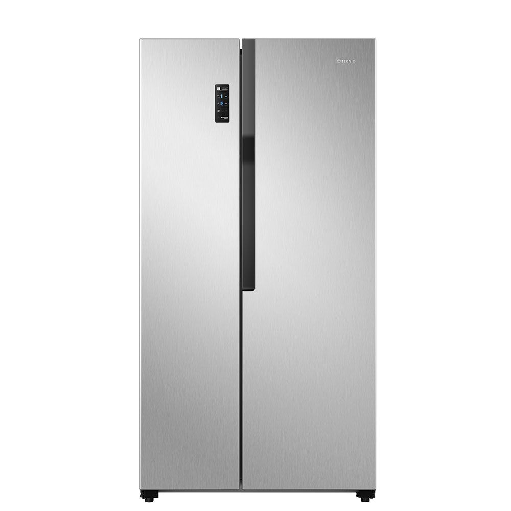 #Teknix THSBS1791PX American Side by Side Door Fridge Freezer Stainless Steel Brand New H179cm W91cm D64cm