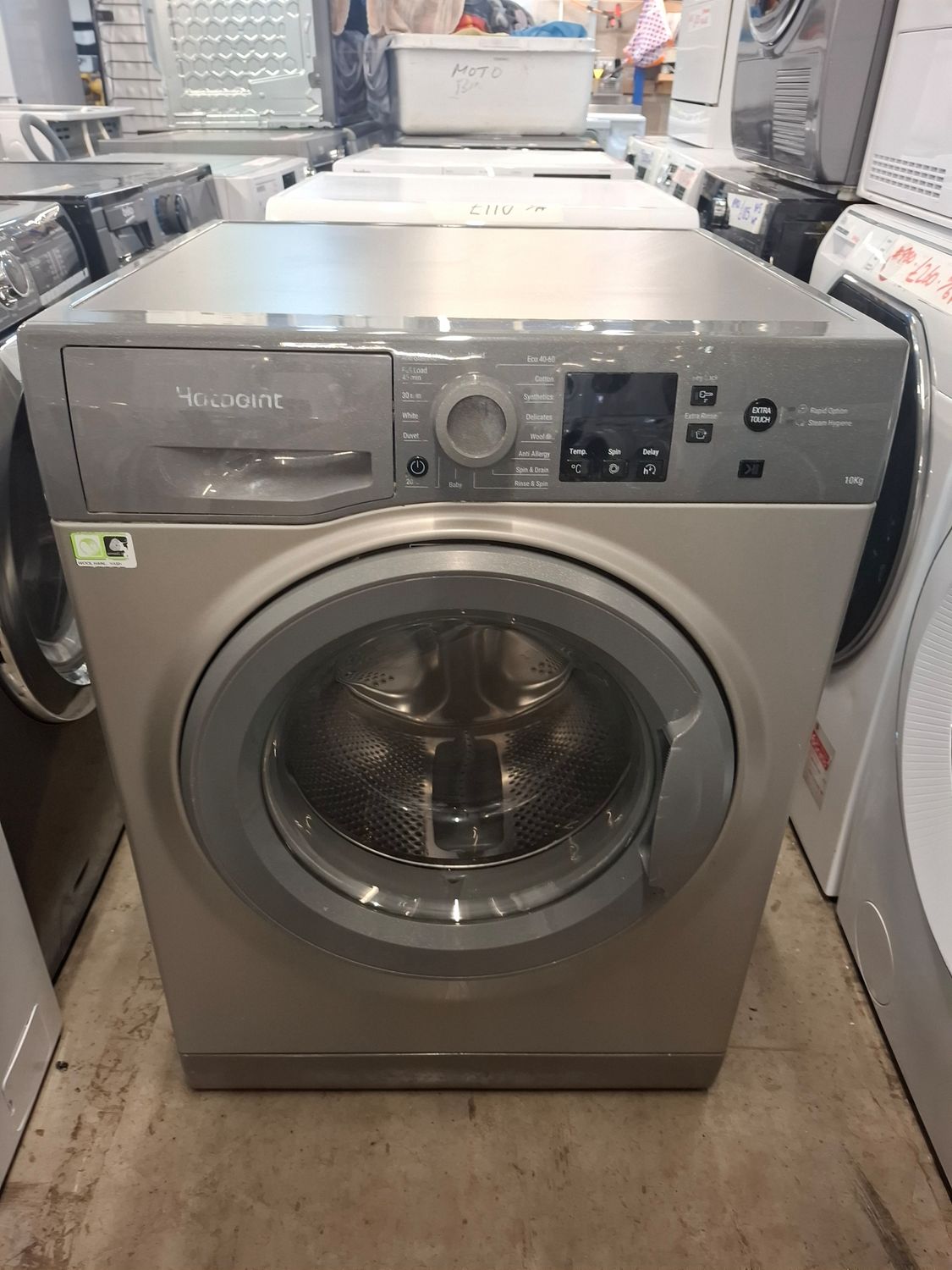 Hotpoint NSWM1043CBS 10kg 1400rpm Washing Machine Black