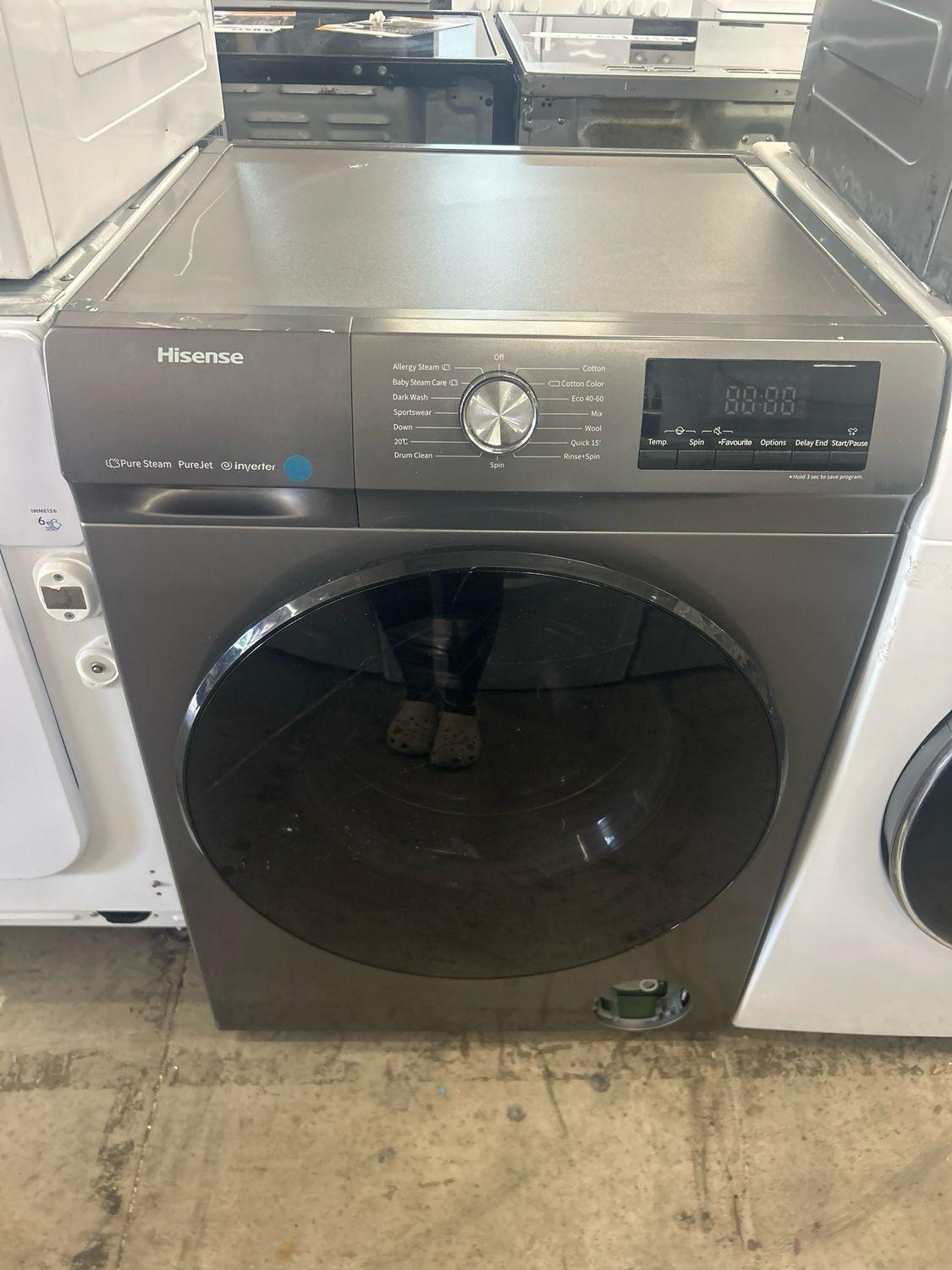 Hisense WFQA1214EVJMT 12kg 1400rpm Washing Machine Graphite Grey
