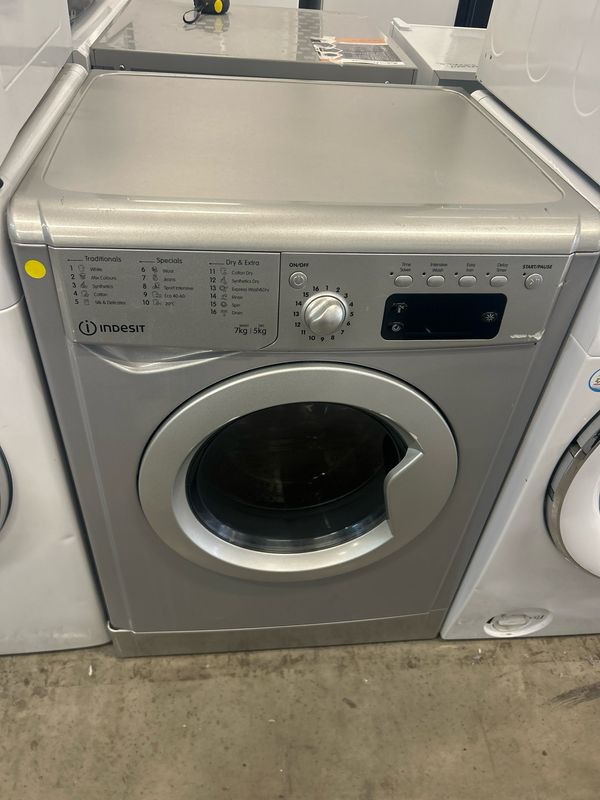 Indesit IWDD7143S 7KG+5KG 1400rpm Washer Dryer Silver