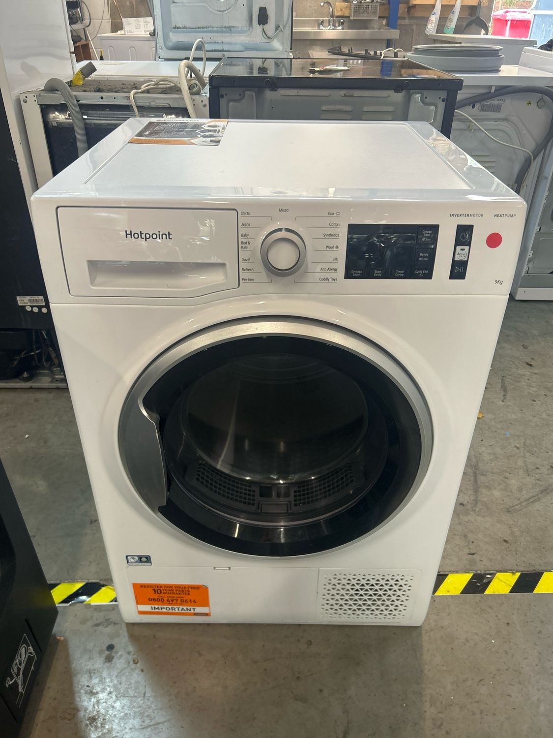Hotpoint NTSM1192SKUK 9kg Heat Pump Condenser Dryer