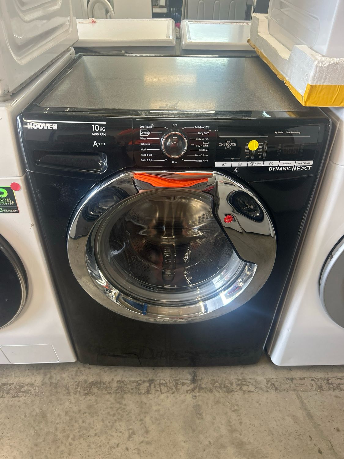Hoover DXOA410C3B 10kg 1400rpm Washing Machine Black