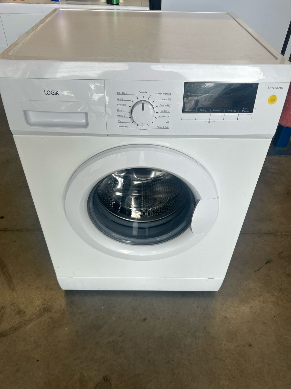 Logik L814WM 8kg 1400rpm Washing Machine White