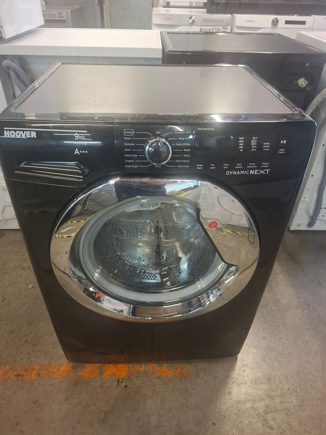 Hoover 9kg 1400rpm Washing Machine Black
