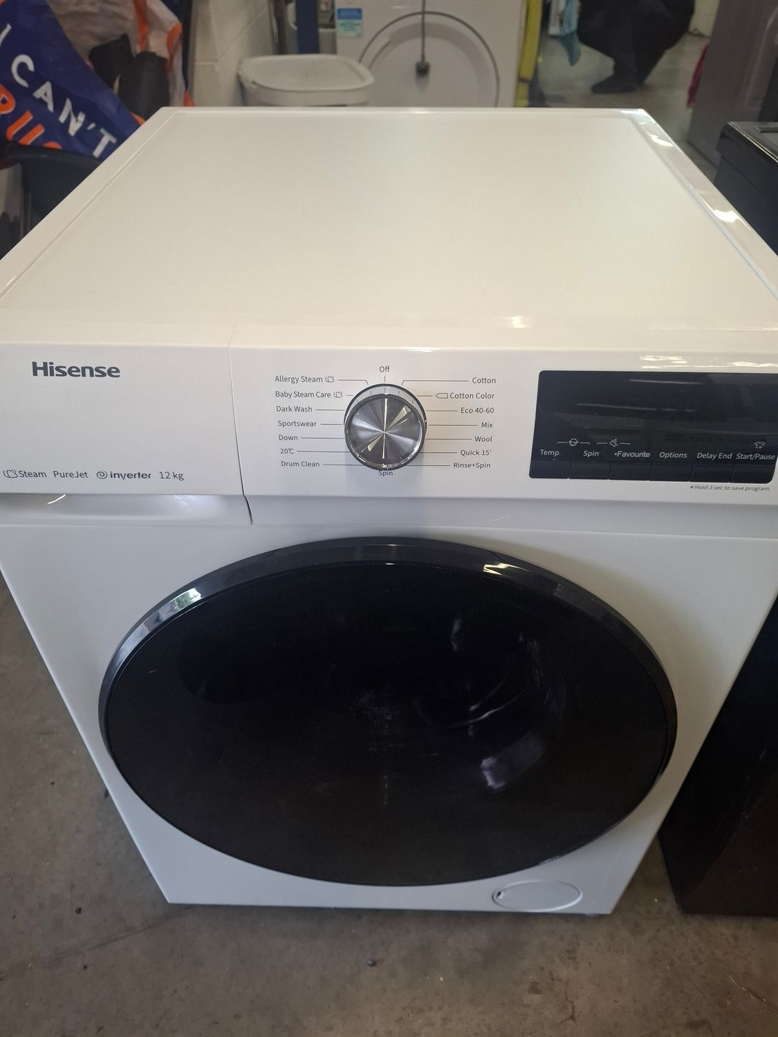 Hisense WFQA1214EVJM 12kg 1400rpm Washing Machine White
