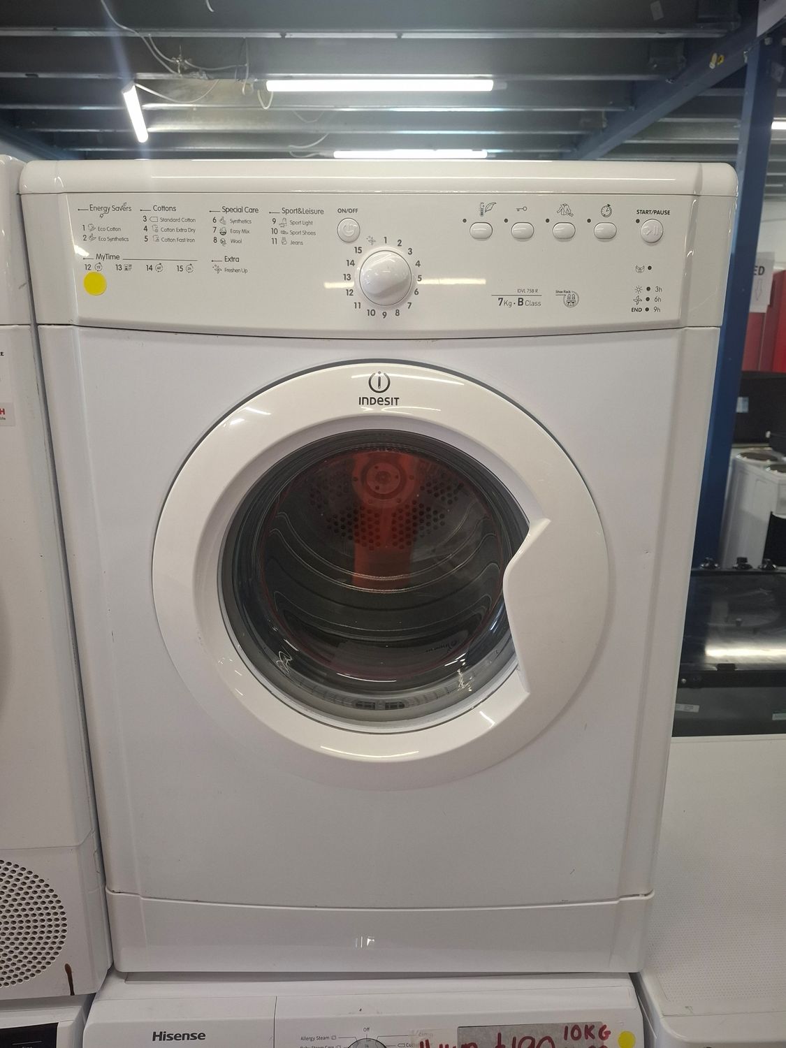Indesit IDV75 7kg Vented Dryer White