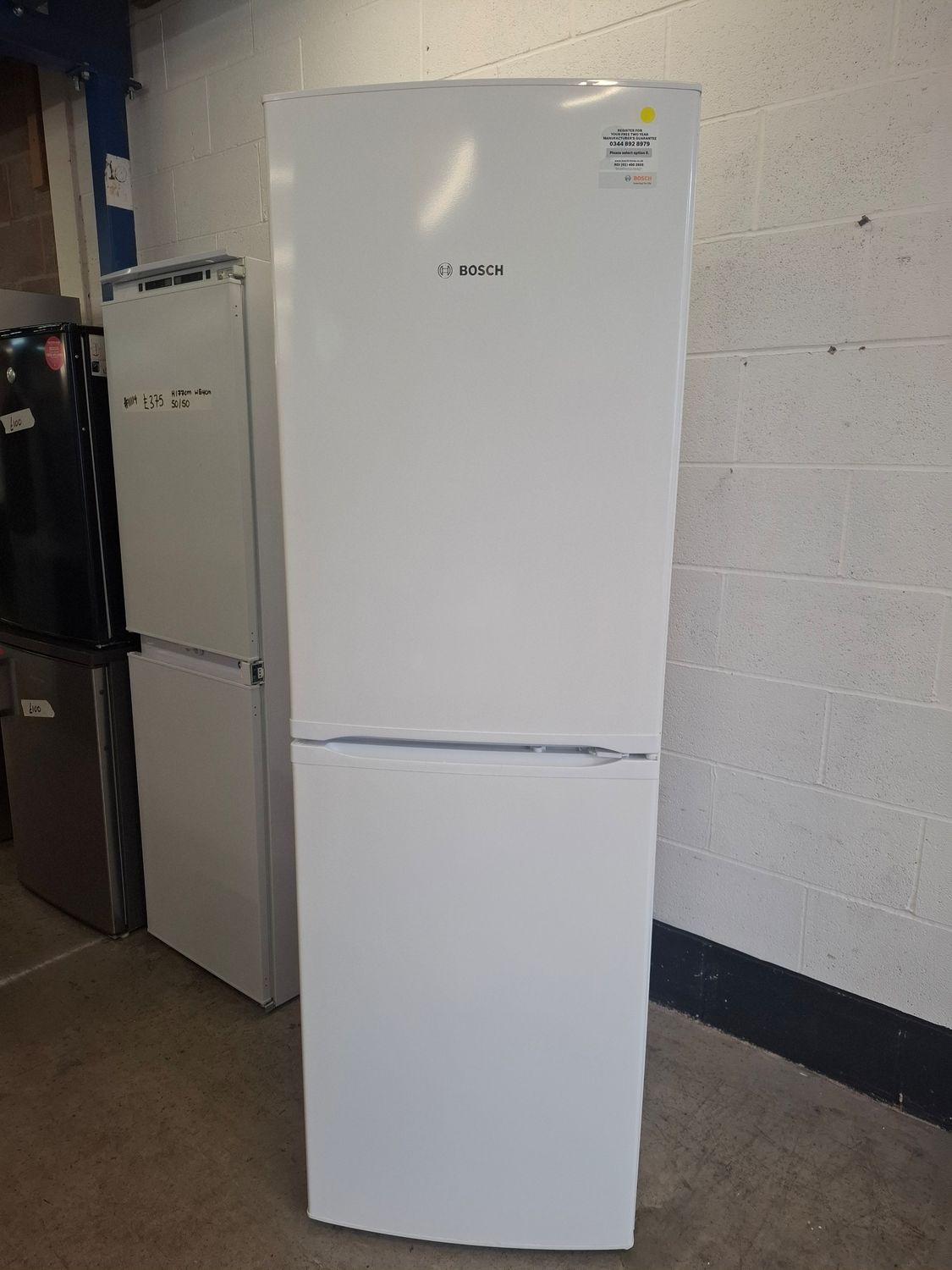 Bosch KGN34VW Fridge Freezer White H187 W60 Frost Free RRP£609