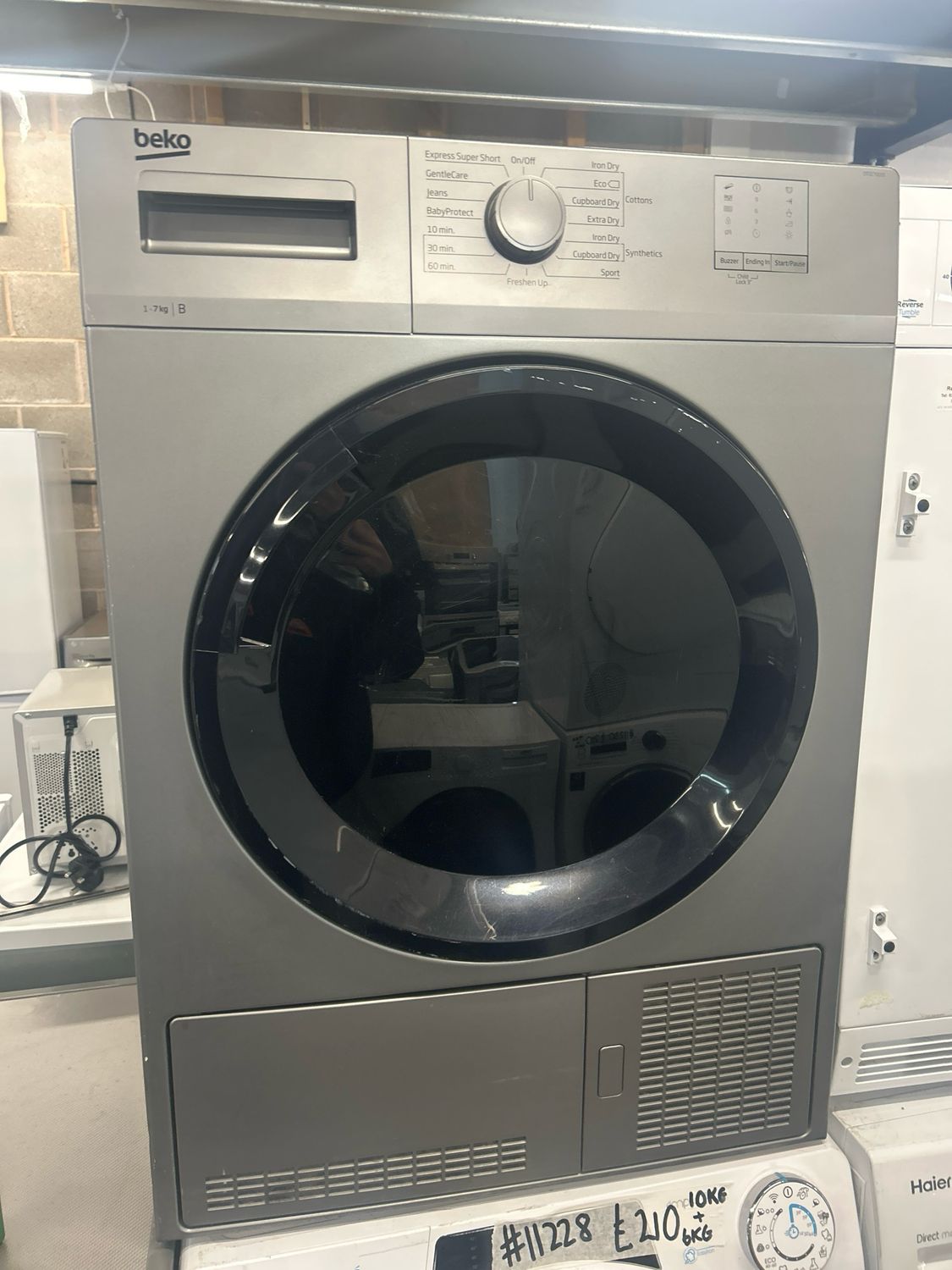 Beko DTGC7000S 7kg Condenser Dryer Silver