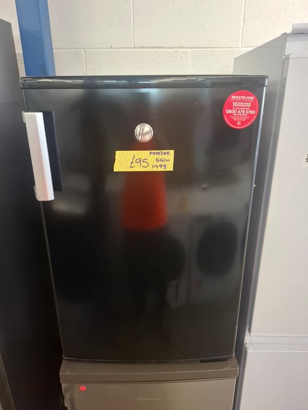 Hoover 55cm Under counter Freezer Black