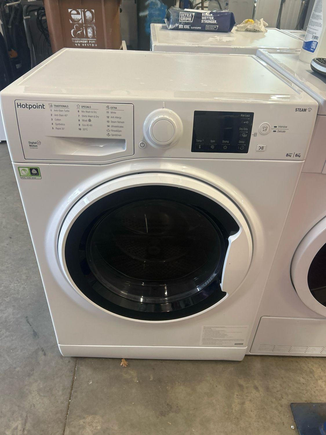 Hotpoint RDG8643WW 8kg/6kg Washer Dryer White