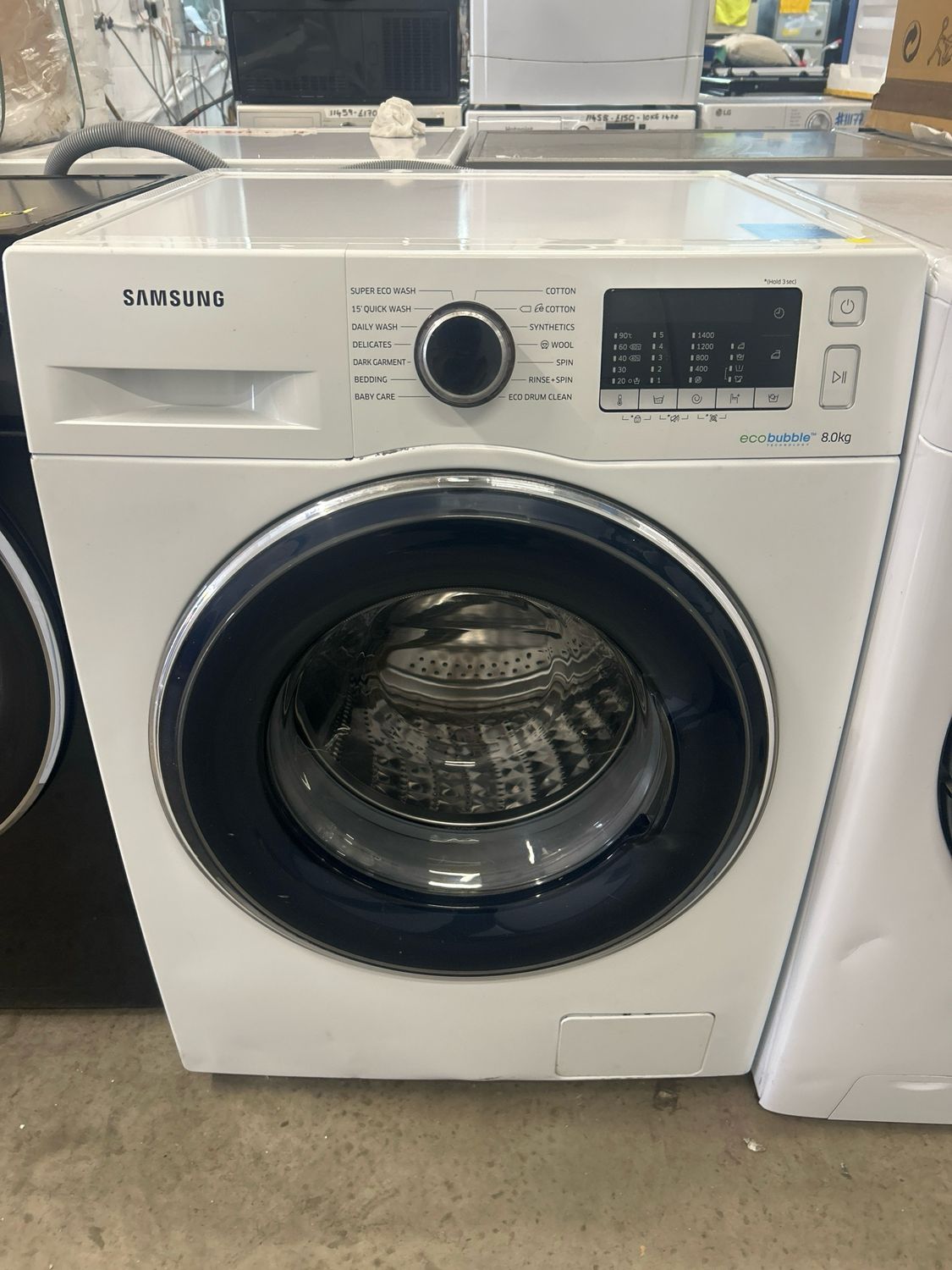 Samsung WW80J5555FA 8kg 1400rpm Washing Machine White