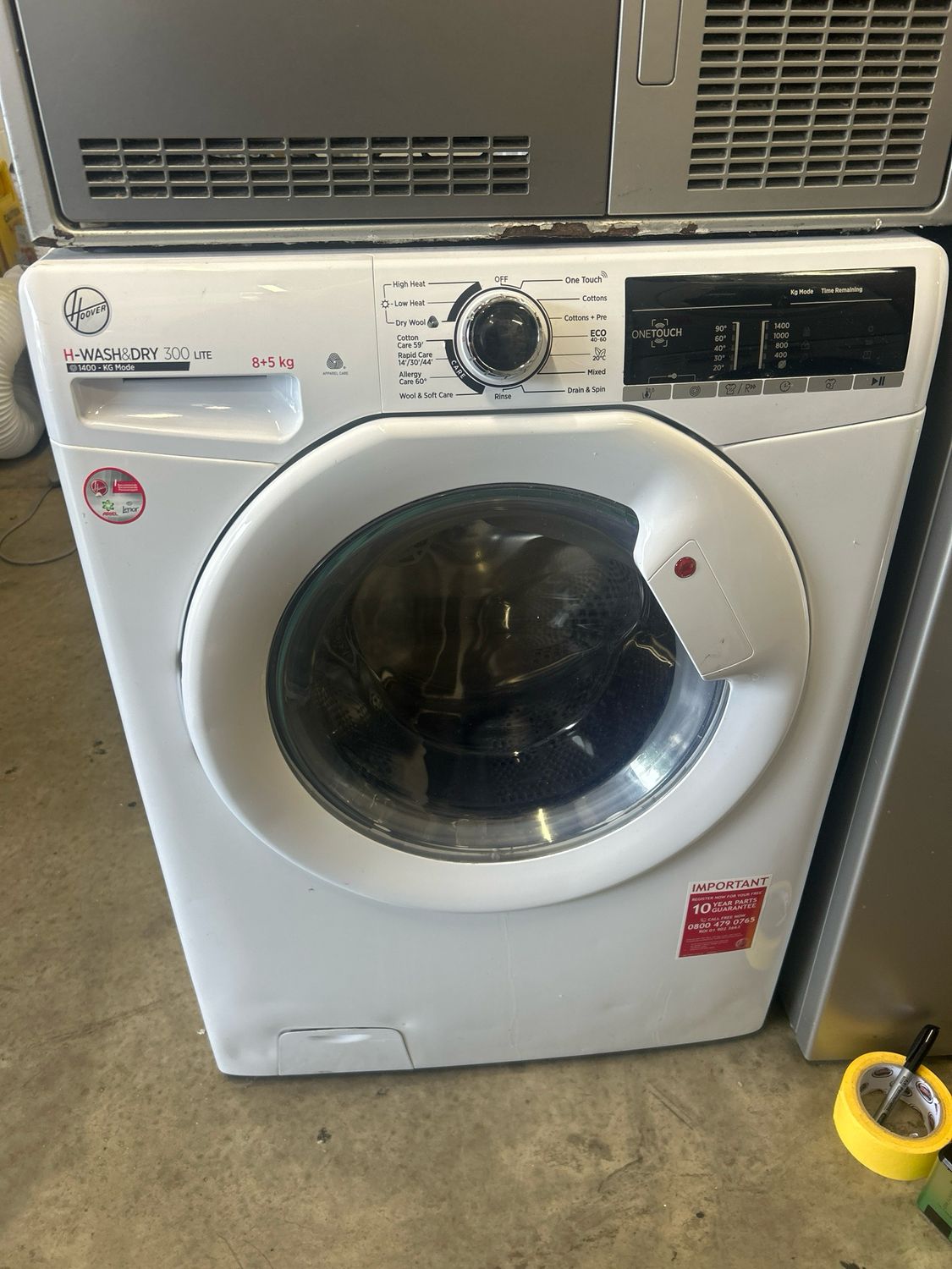 Hoover H3D485TE 8kg+5kg 1400rpm Washer Dryer White