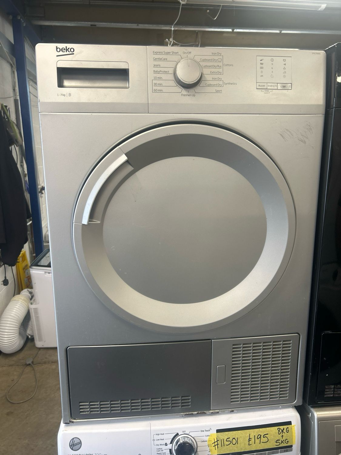 Beko DTGC7000S 7kg Condenser Dryer Silver