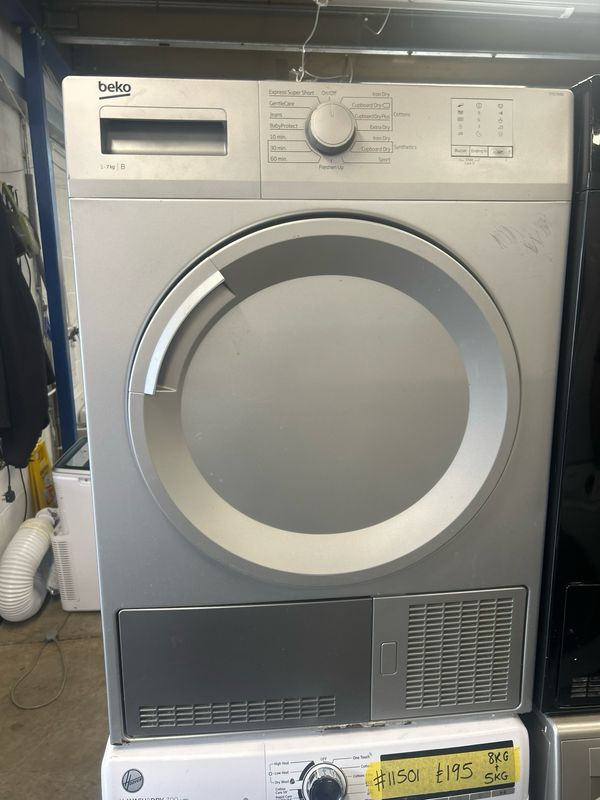 Beko DTGC7000S 7kg Condenser Dryer Silver