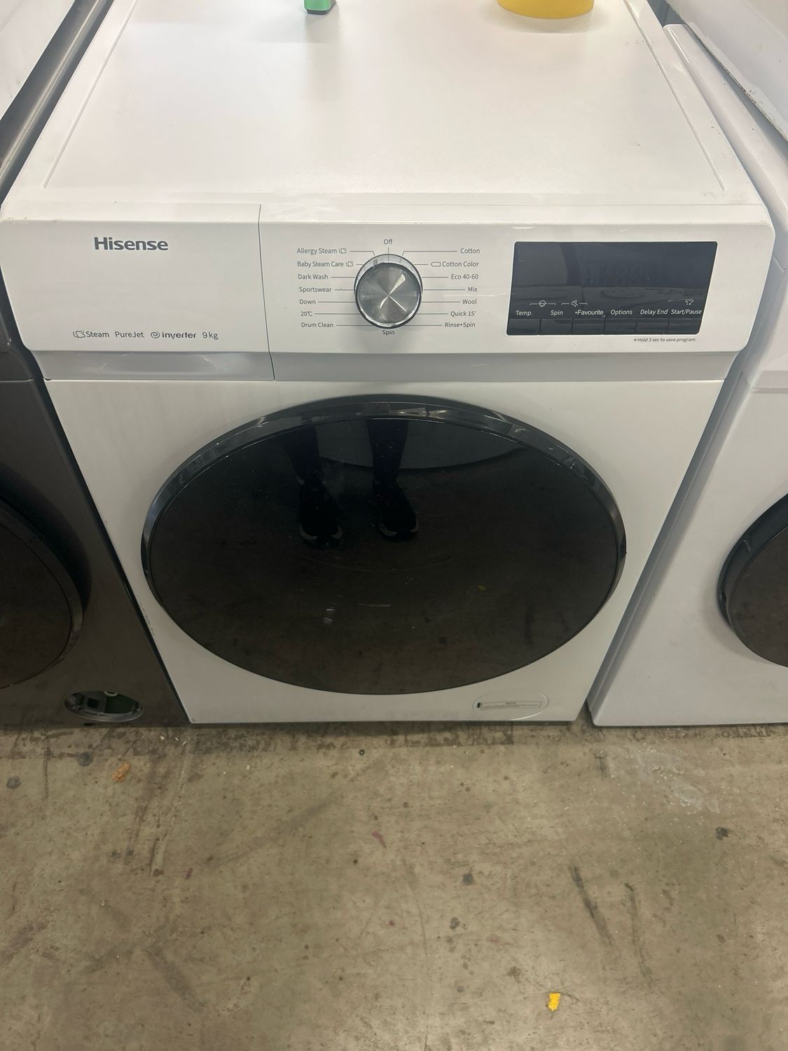 Hisense WFQA9014EVJM 9KG 1400rpm Washing Machine White