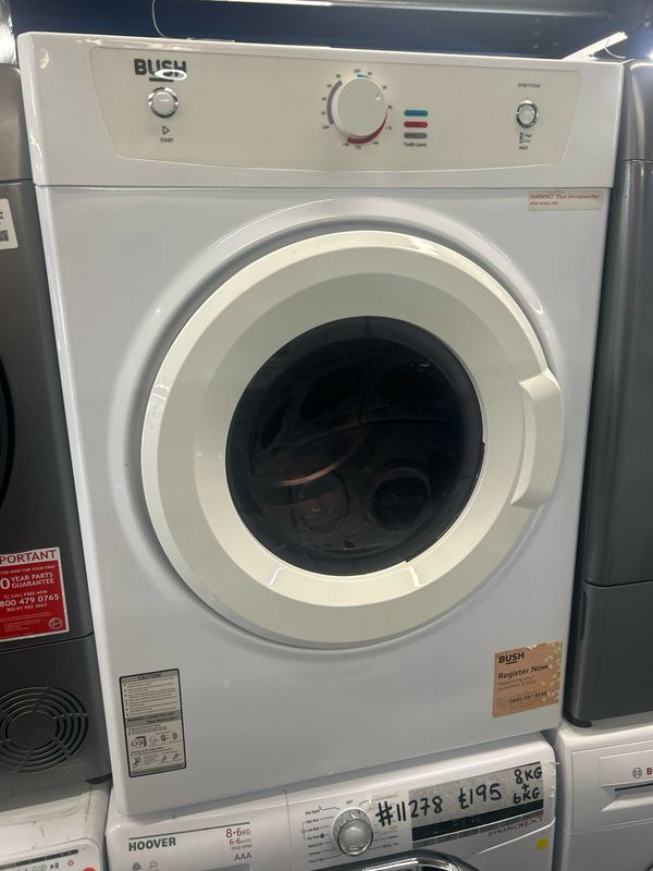 Bush DHB7VTDW 7kg Vented Tumble Dryer White