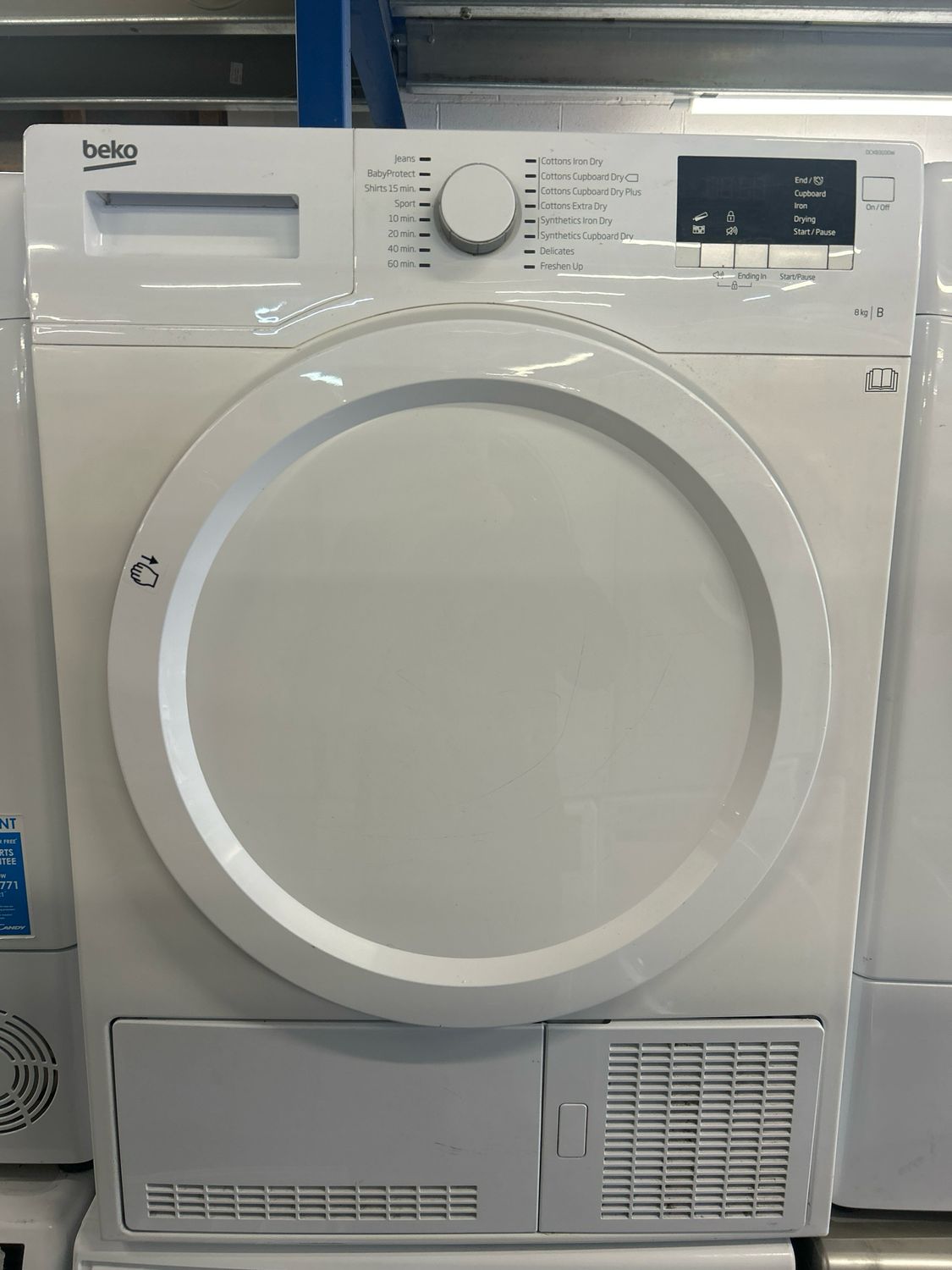 Beko DCX83100W 8kg Condenser Dryer White