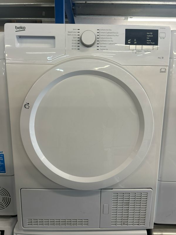 Beko DCX83100W 8kg Condenser Dryer White