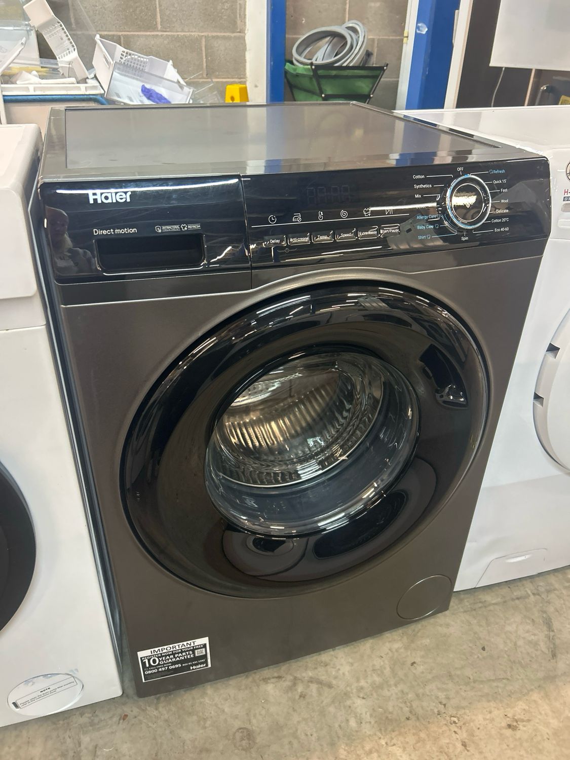 Haier HW90-B14939S8 9KG 1400rpm Washing Machine Grey - 1 Years Old