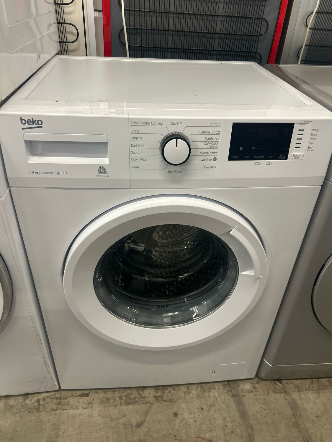 Beko WTB841R2W 8kg 1400rpm Washing Machine White
