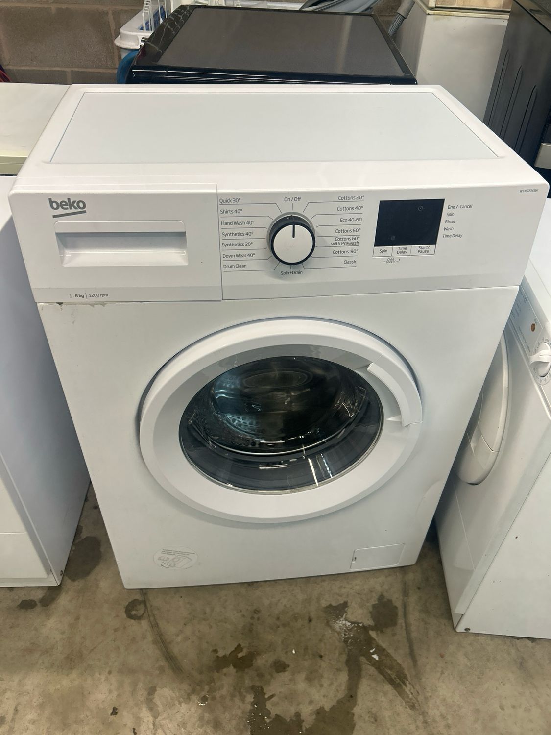 ***Beko 6kg 1200rpm Washing Machine White