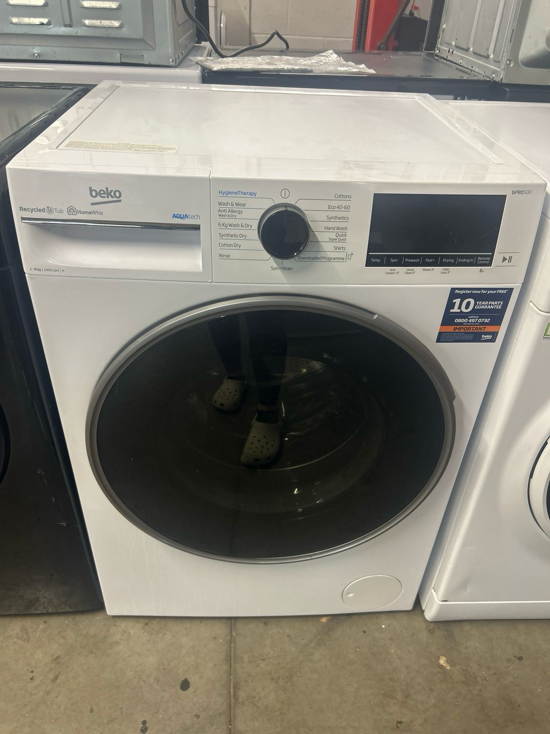 Beko bPRO500 8kg 1400rpm Washing Machine White