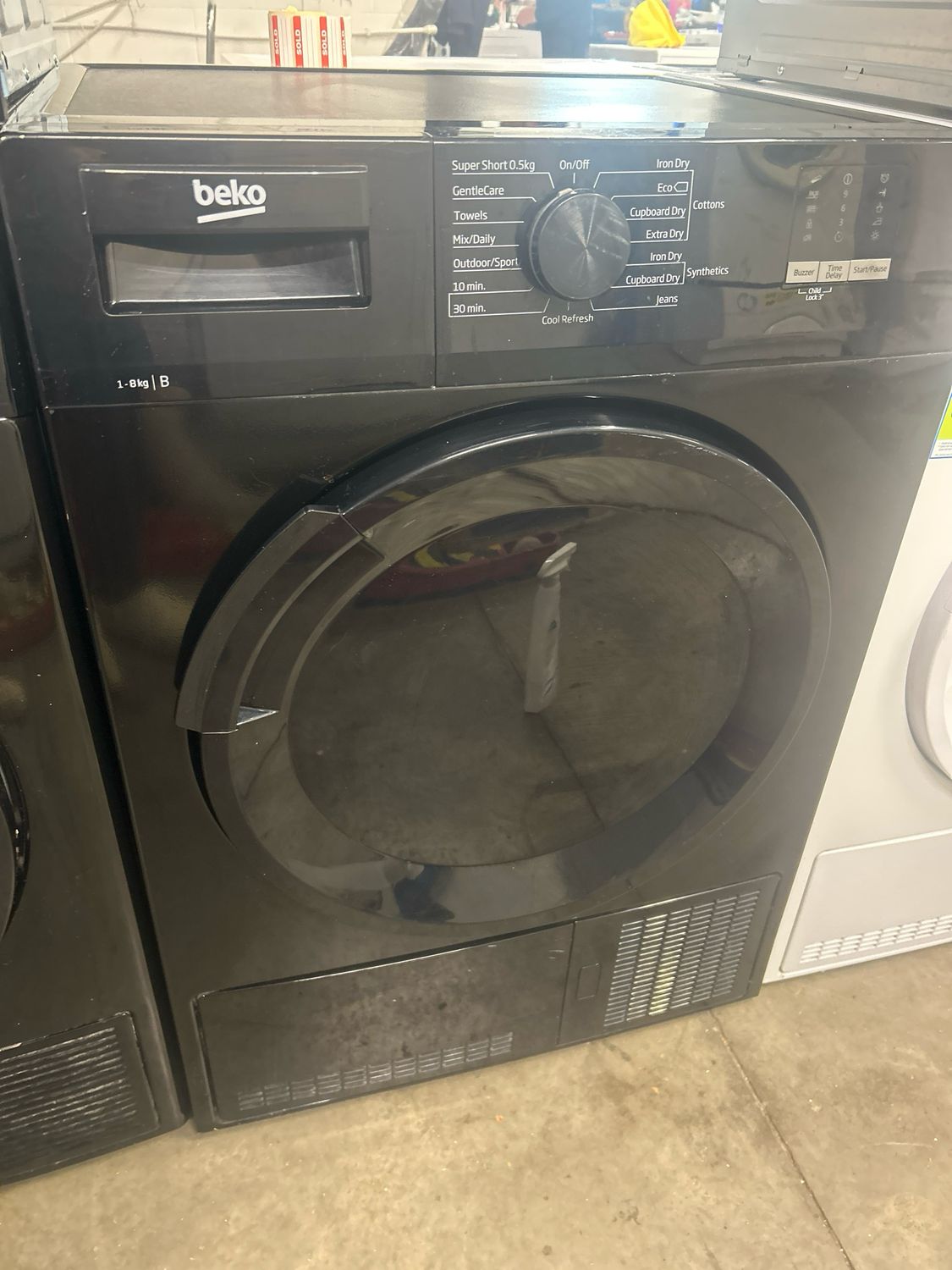 Beko DTLCE80051B 8kg Condenser Dryer Black