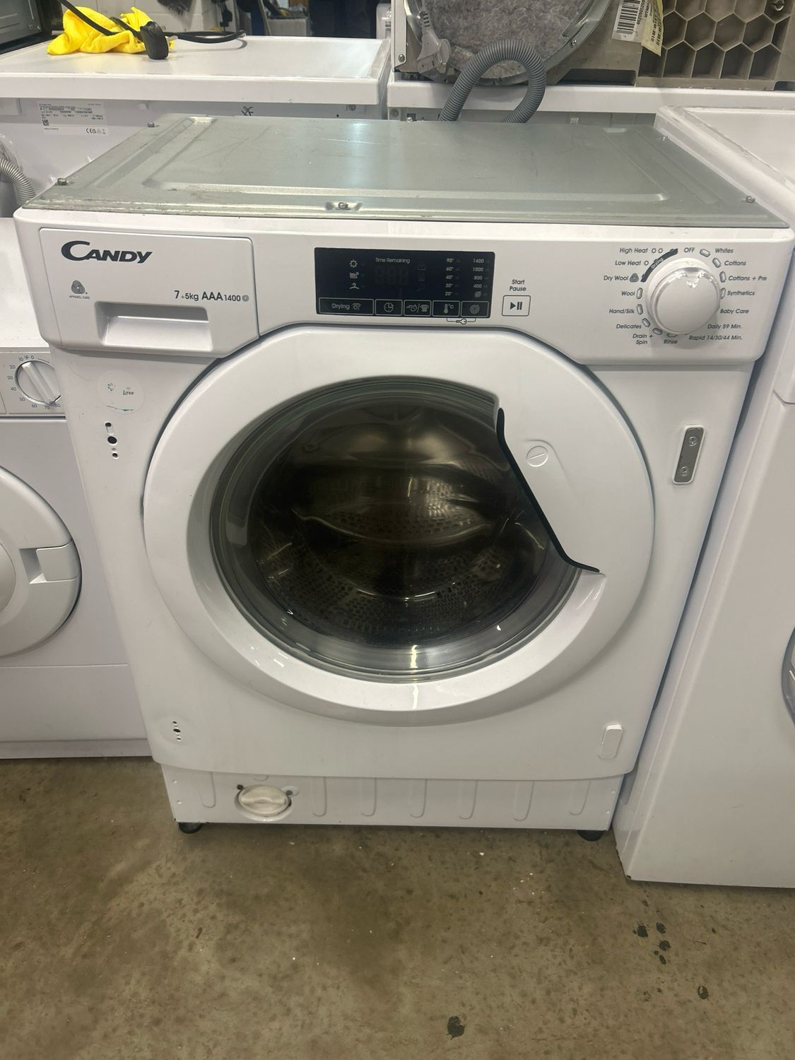 Candy CBWD7514D 7+5kg 1400 Built in Integrated Washer Dryer