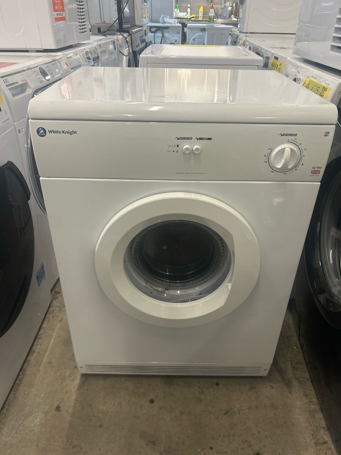 White Knight C427WV 6KG Vented Tumble Dryer White