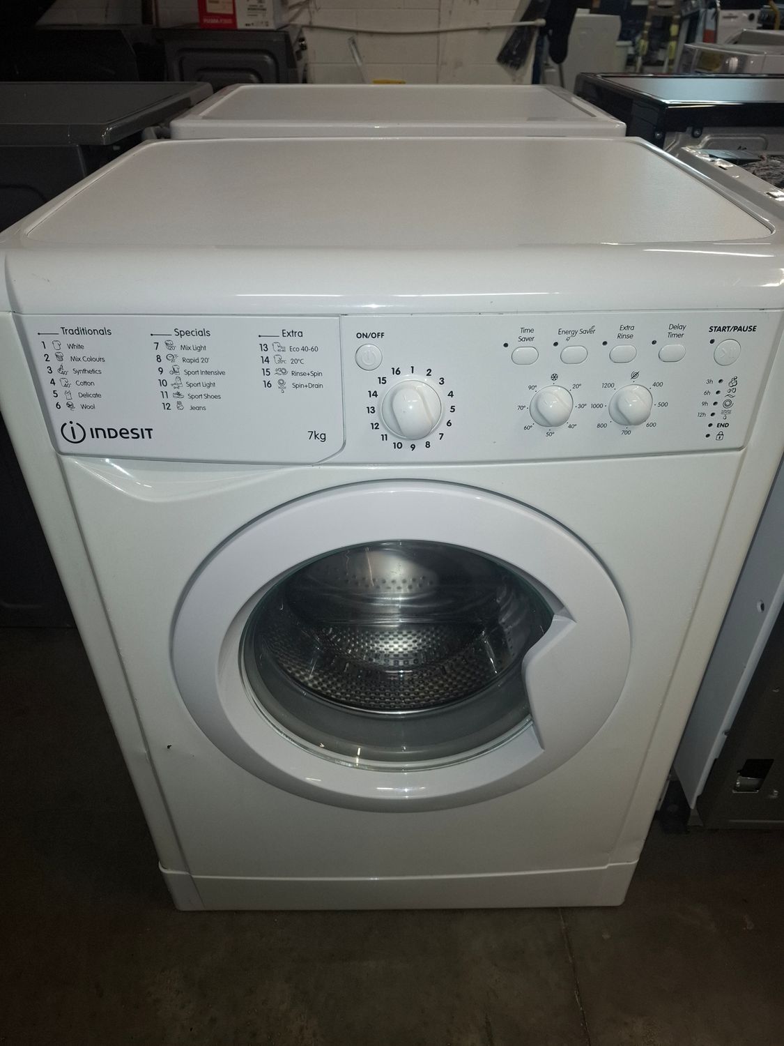 Indesit IWC71252W 7kg Load 1200 Spin Washing Machine Refurbished 