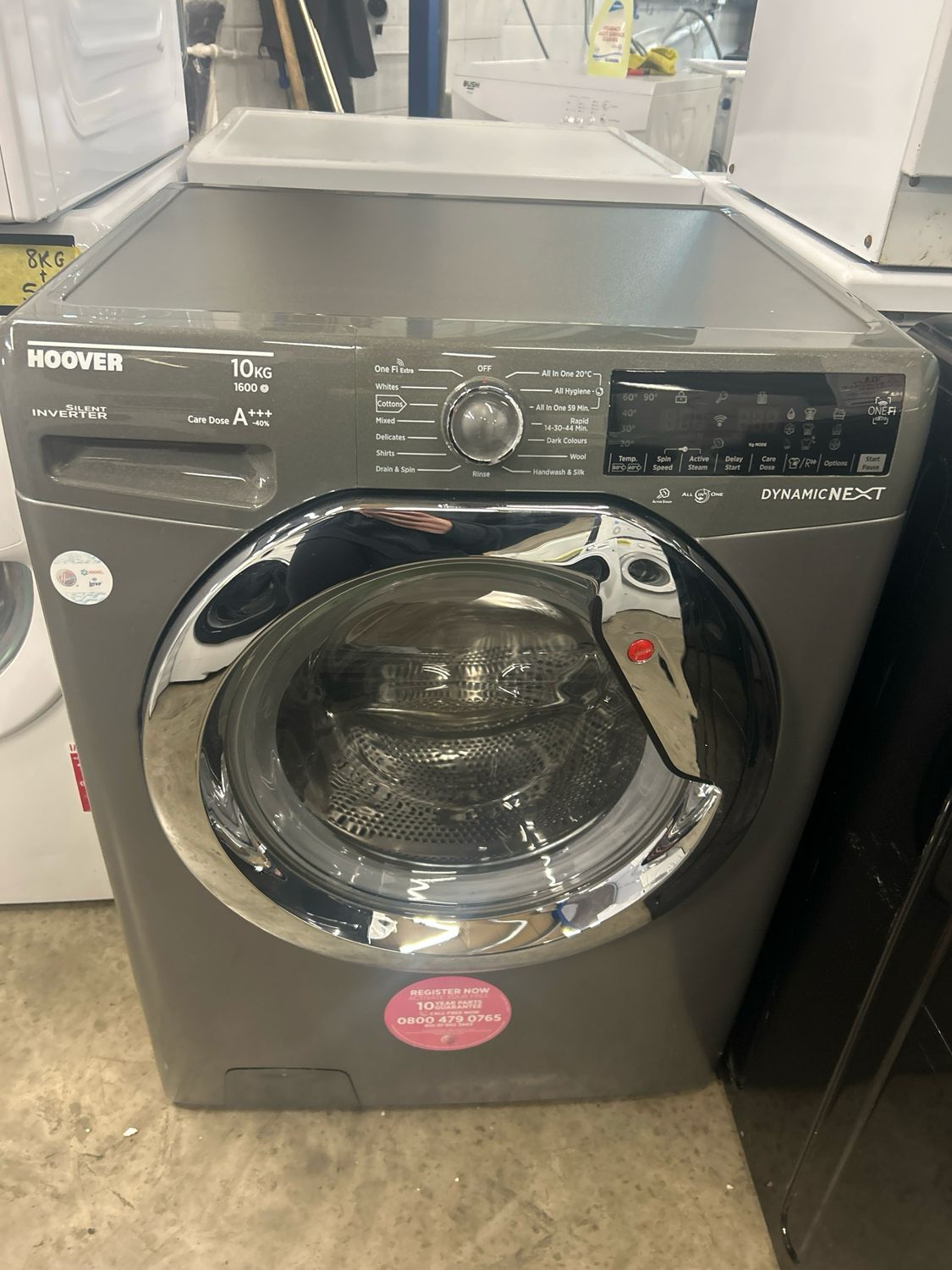 Hoover 10KG 1600rpm Washing Machine Grey