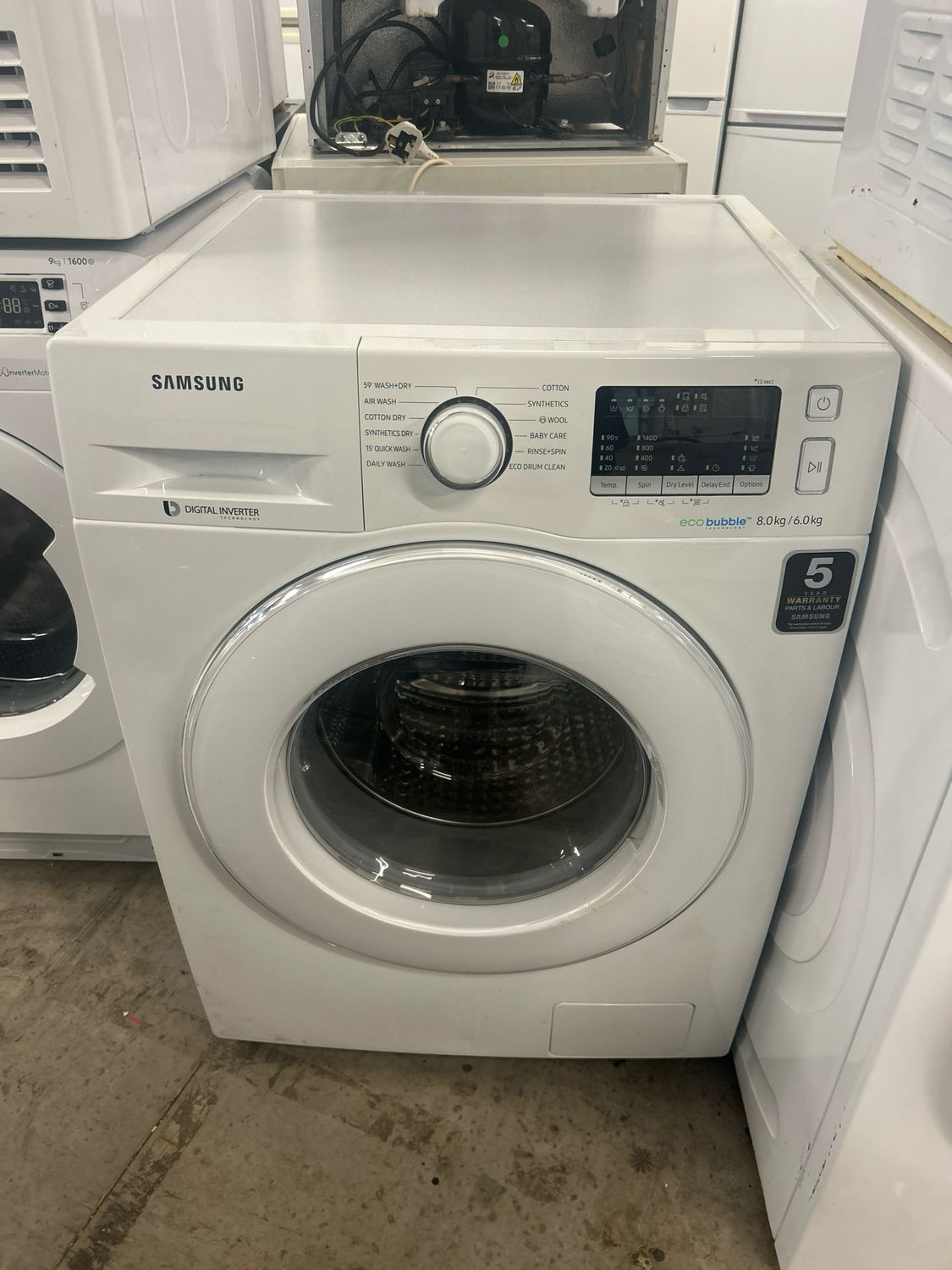 Samsung WD80M4B53 8kg/6kg 1400rpm Washer/Dryer White
