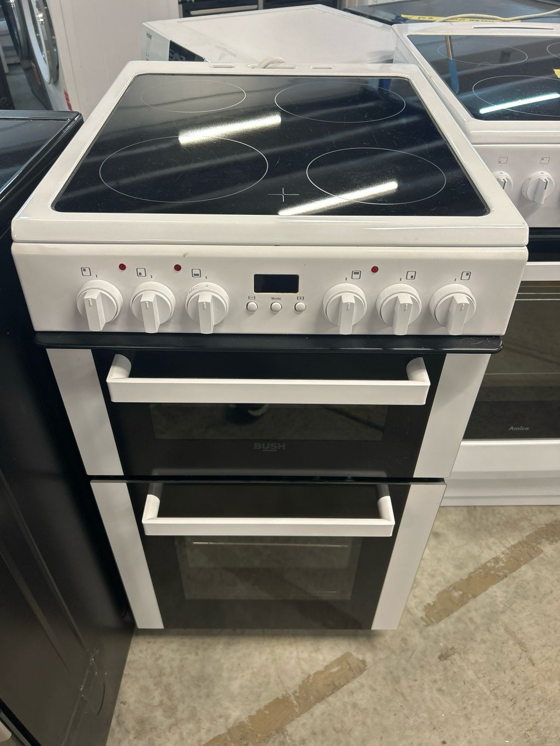 Bush 50cm Electric cooker White