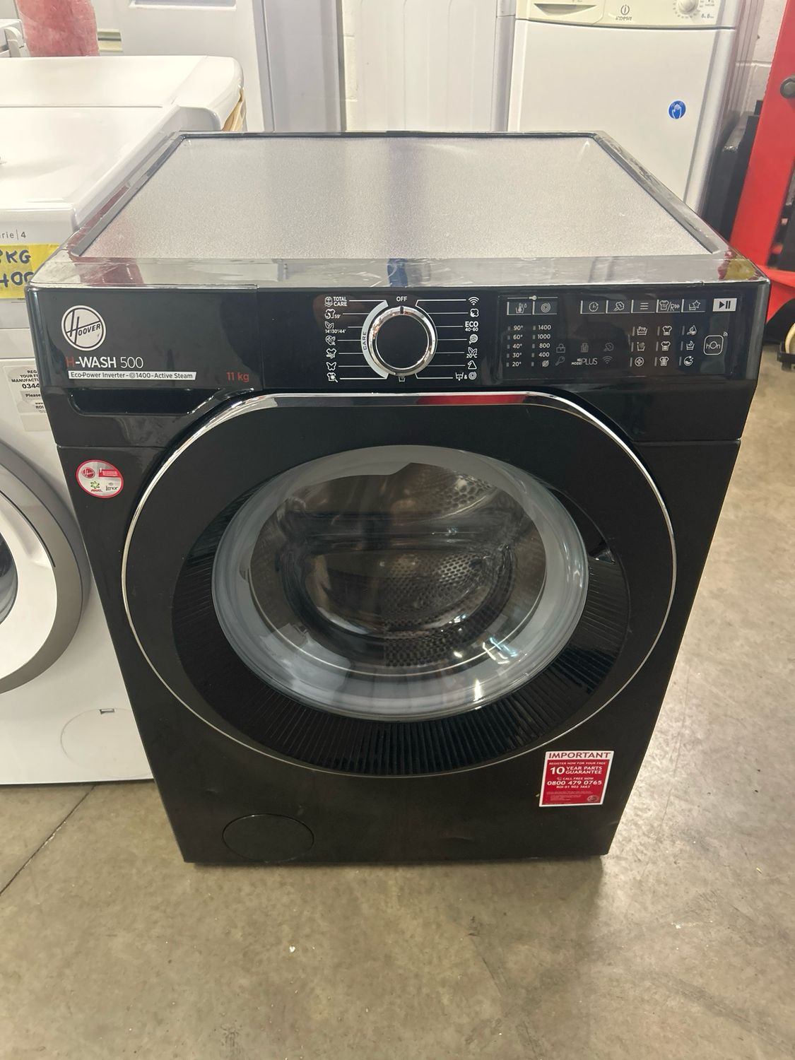 Hoover HW411AMBCB/1-80 11kg 1400rpm Washing Machine Black