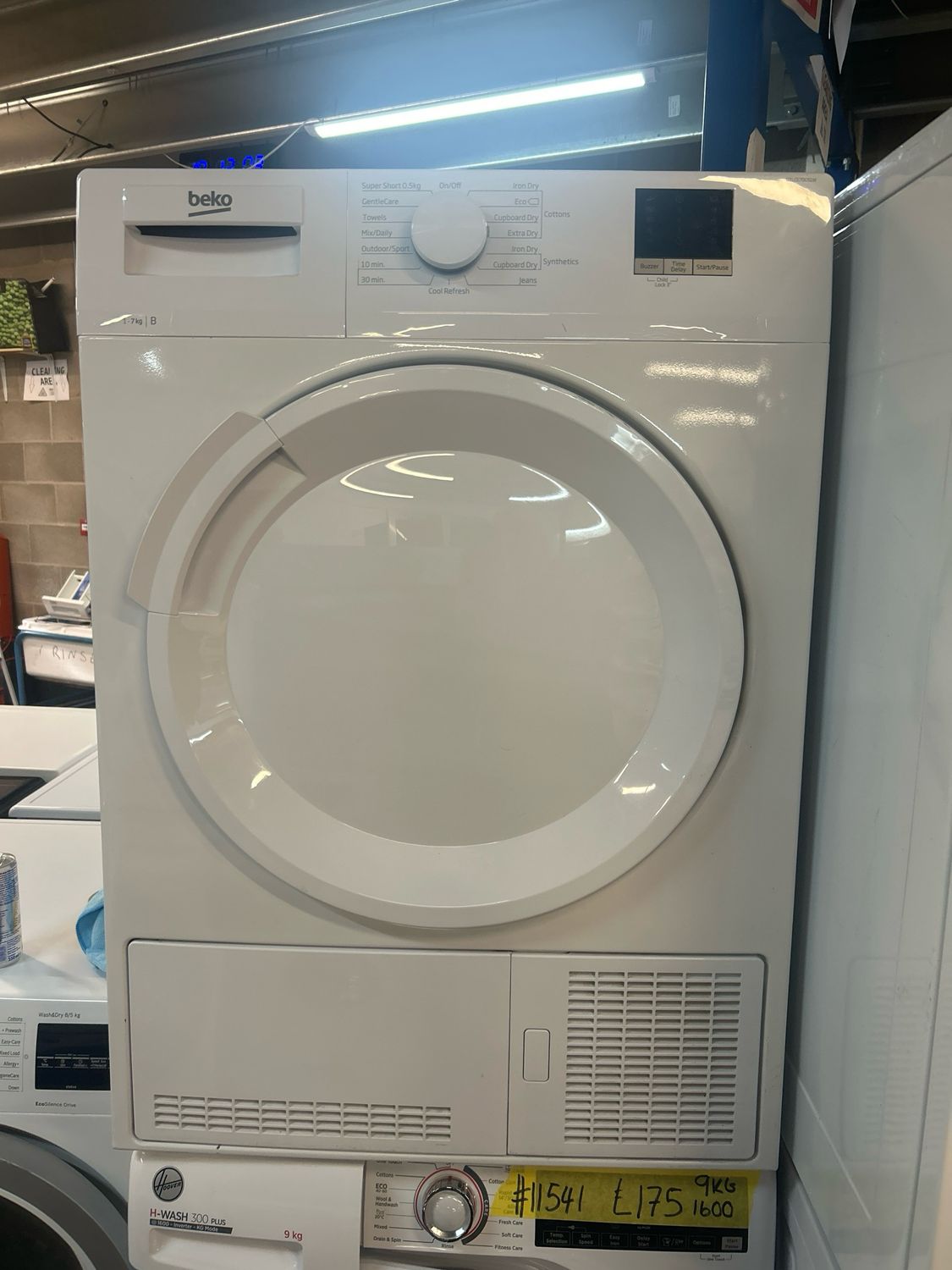 Beko DTLCE70051W 7Kg Condenser Dryer White