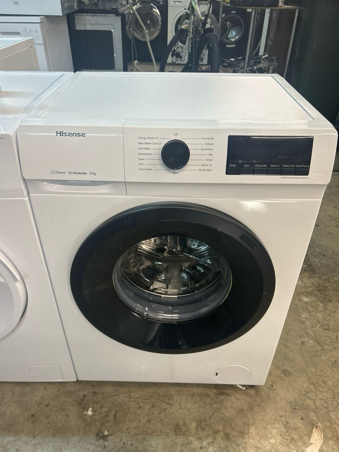 Hisense WFQP9014EVM 9KG 1400rpm Washing Machine White