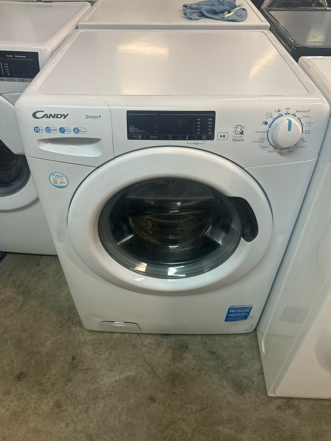 Candy CS1410TE 10KG 1400RPM Washing Machine White