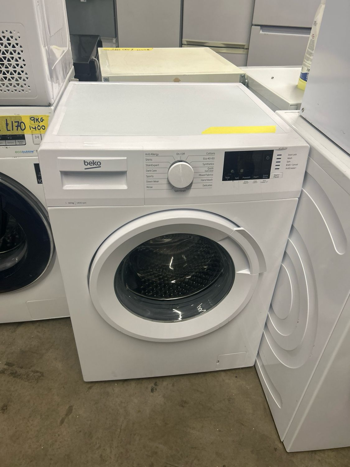 Beko 10kg 1400rpm Washing Machine White