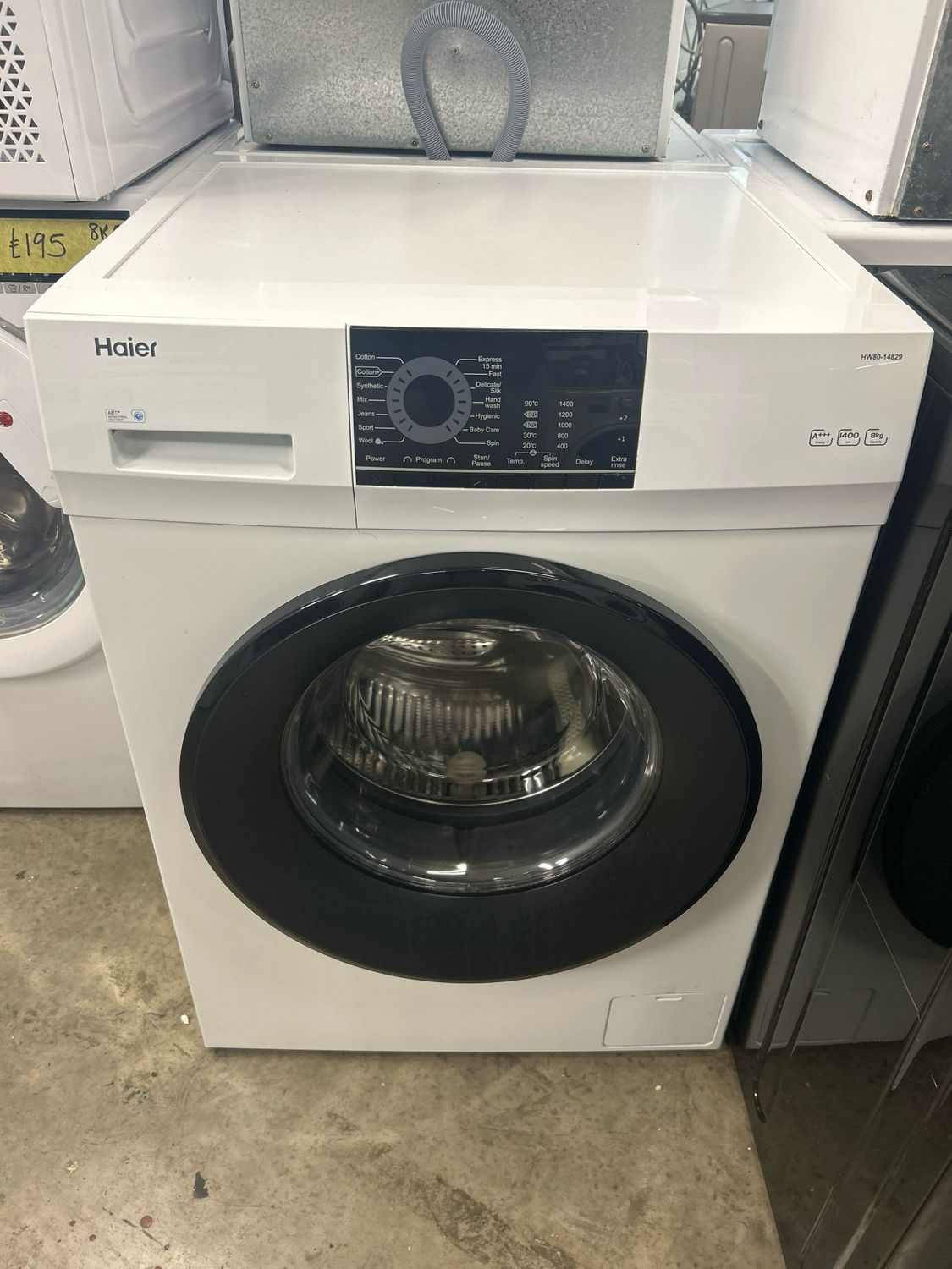 Haier HW80-14829 8KG 1400rpm Washing Machine White