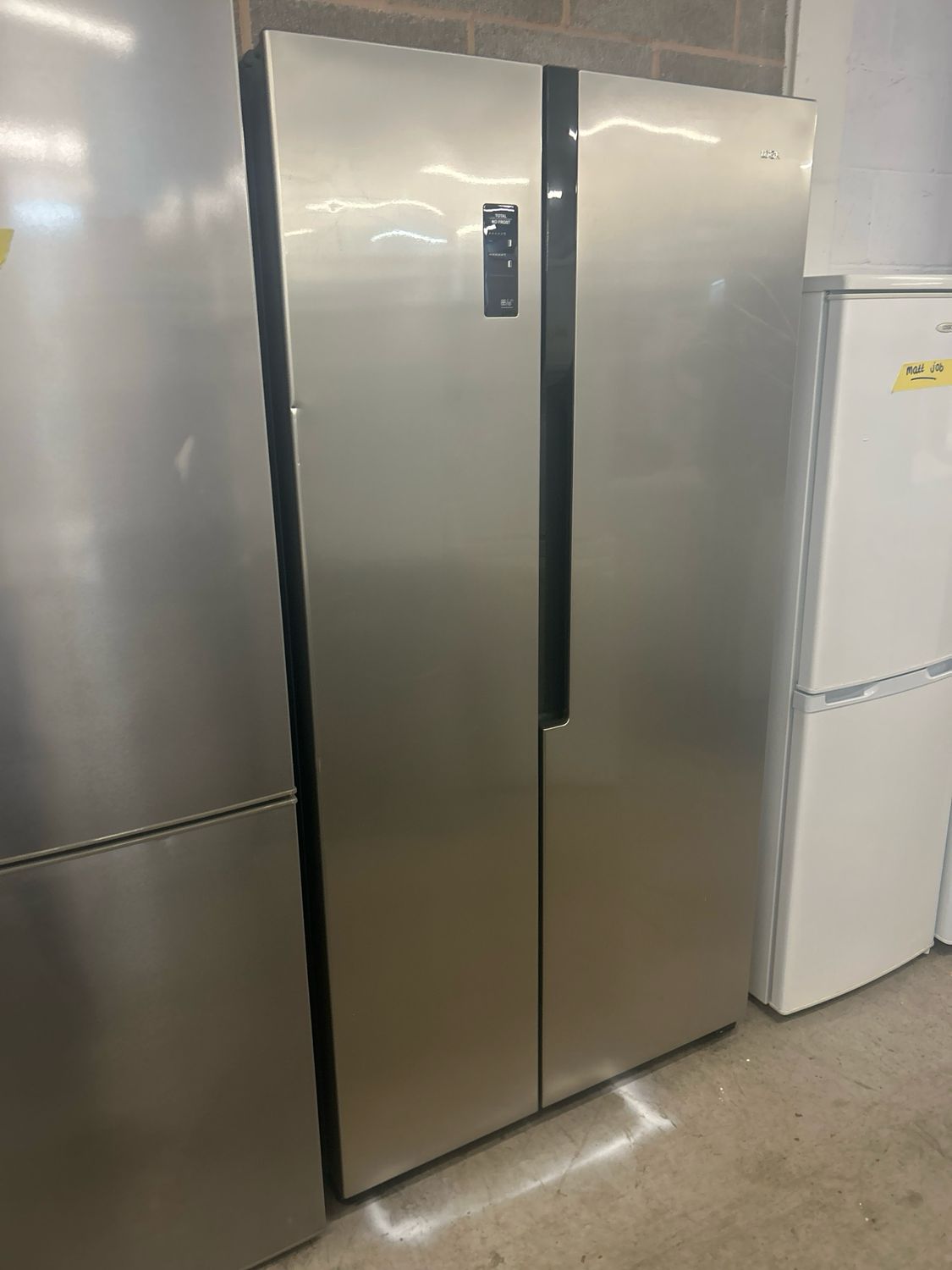 Logik LSBSX16 American Fridge Freezer - Silver - H179cm W91cm