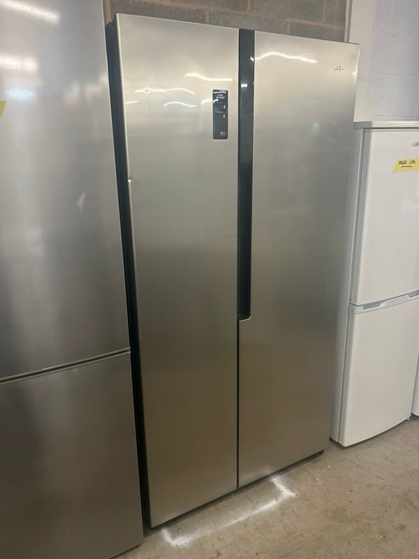Logik LSBSX16 American Fridge Freezer - Silver - H179cm W91cm