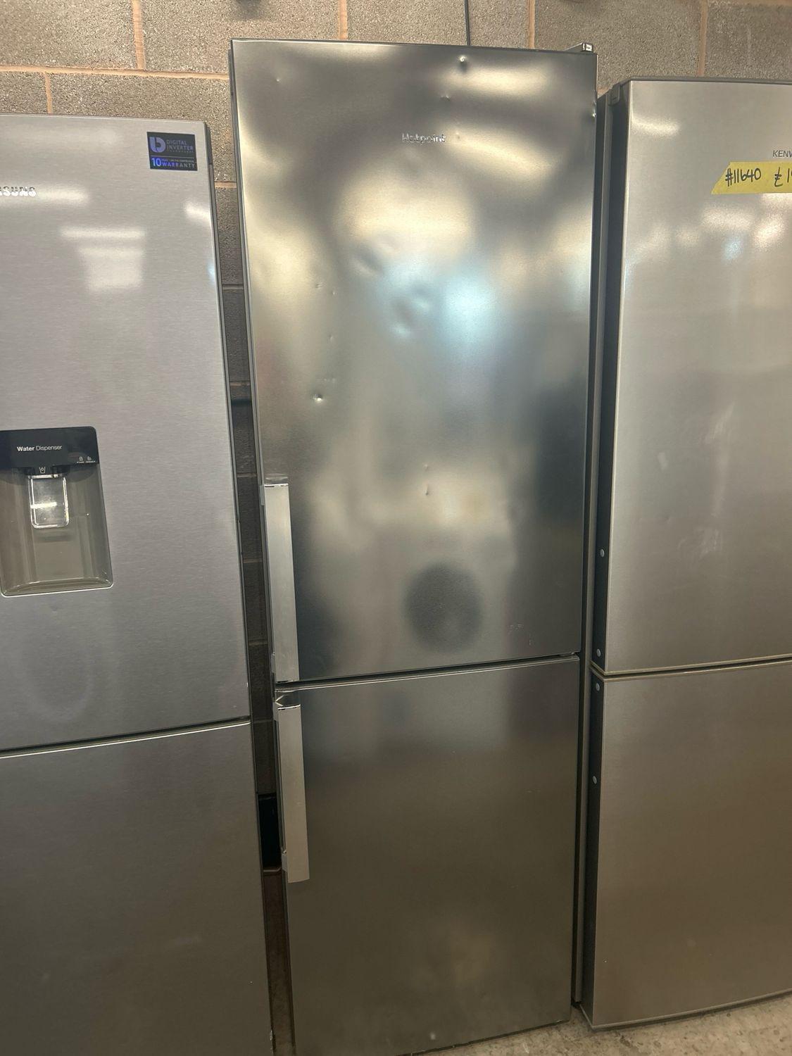 Hotpoint Fridge Freezer Silver H190cm W60cm
