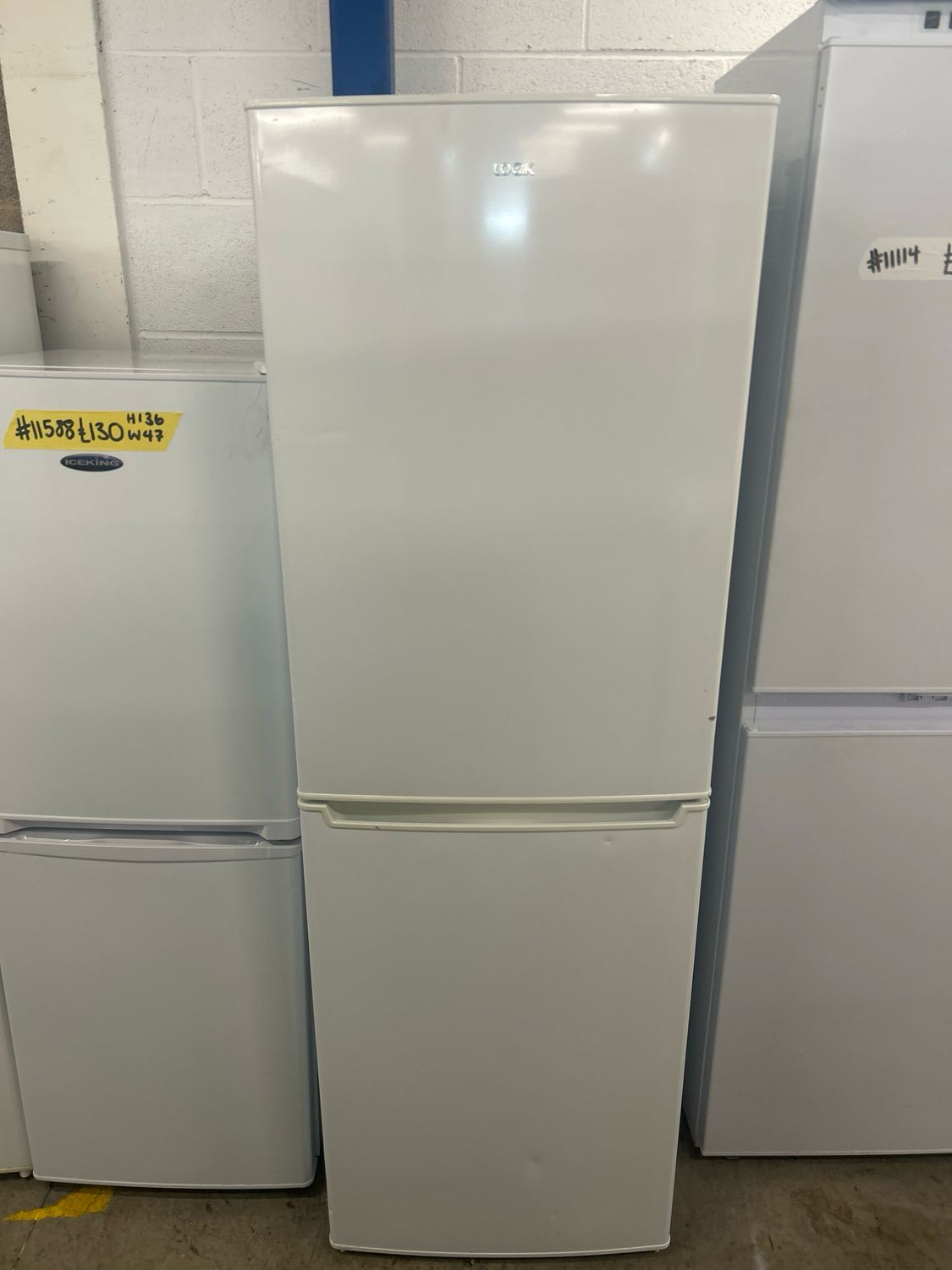 Logik LFC55W18 Fridge Freezer H163cm W55cm White