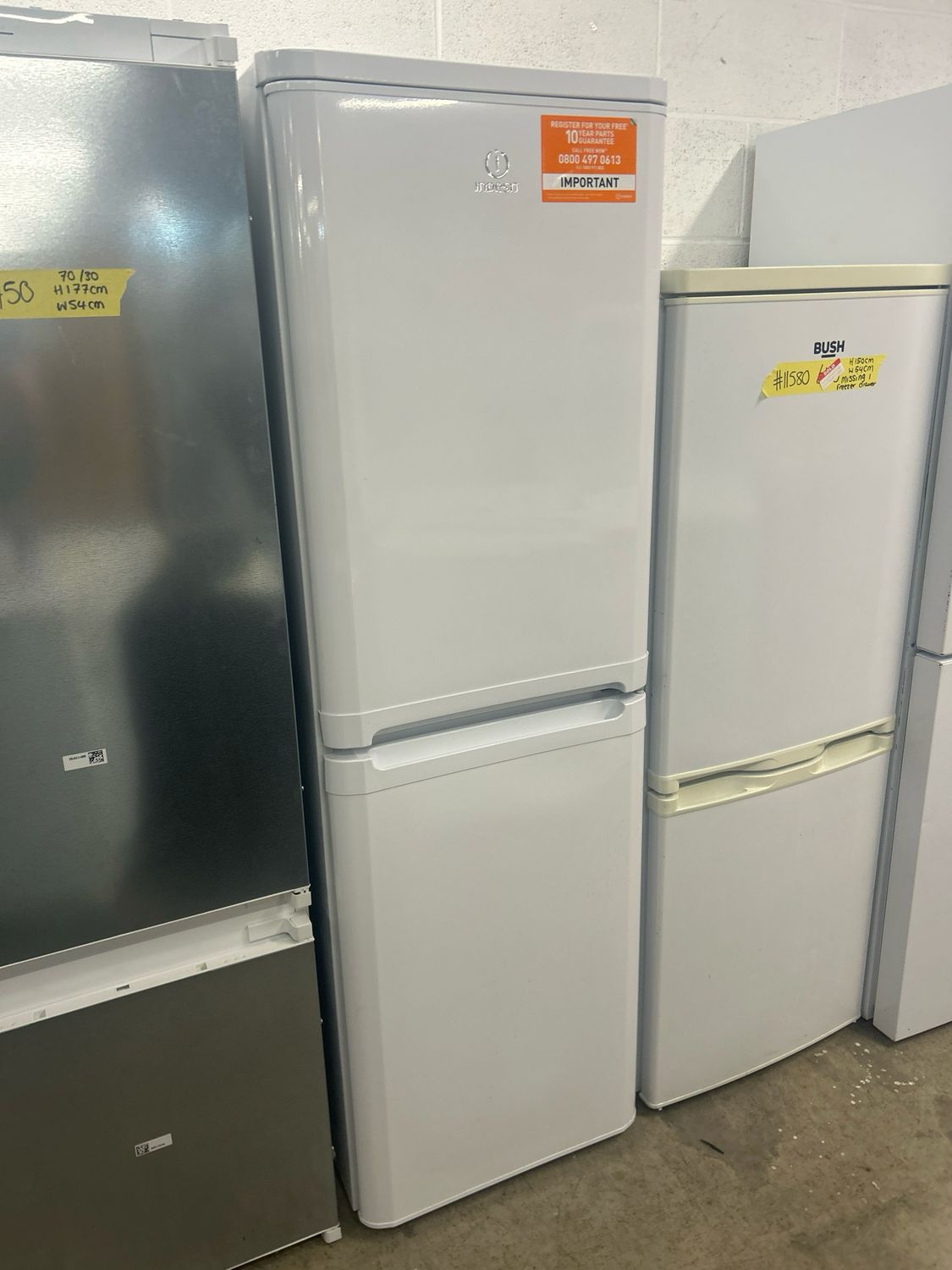 Indesit IBD5517WUK Fridge Freezer H174cm W55cm White