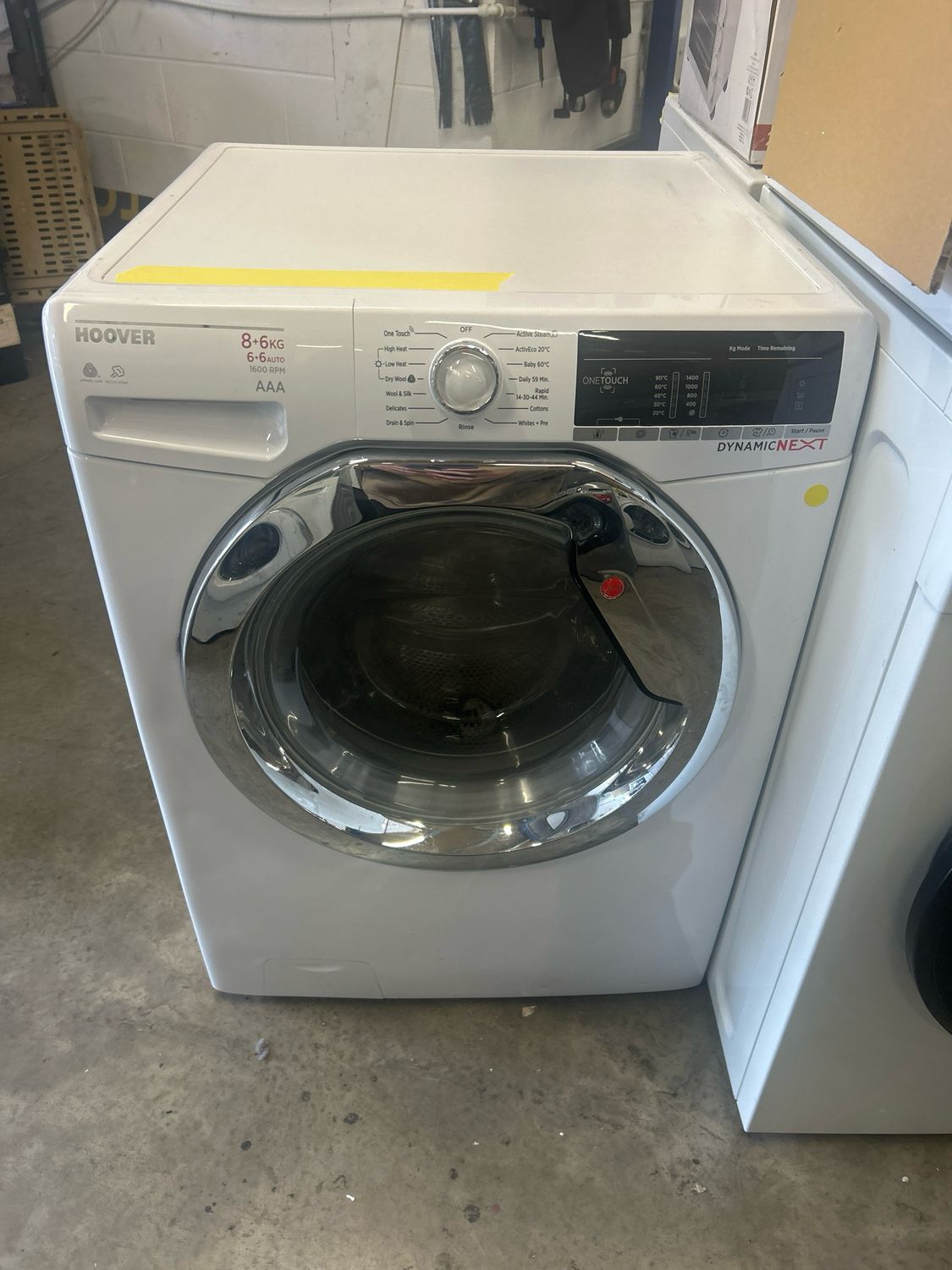 Hoover 8kg/6kg 1600rpm Washer Dryer White