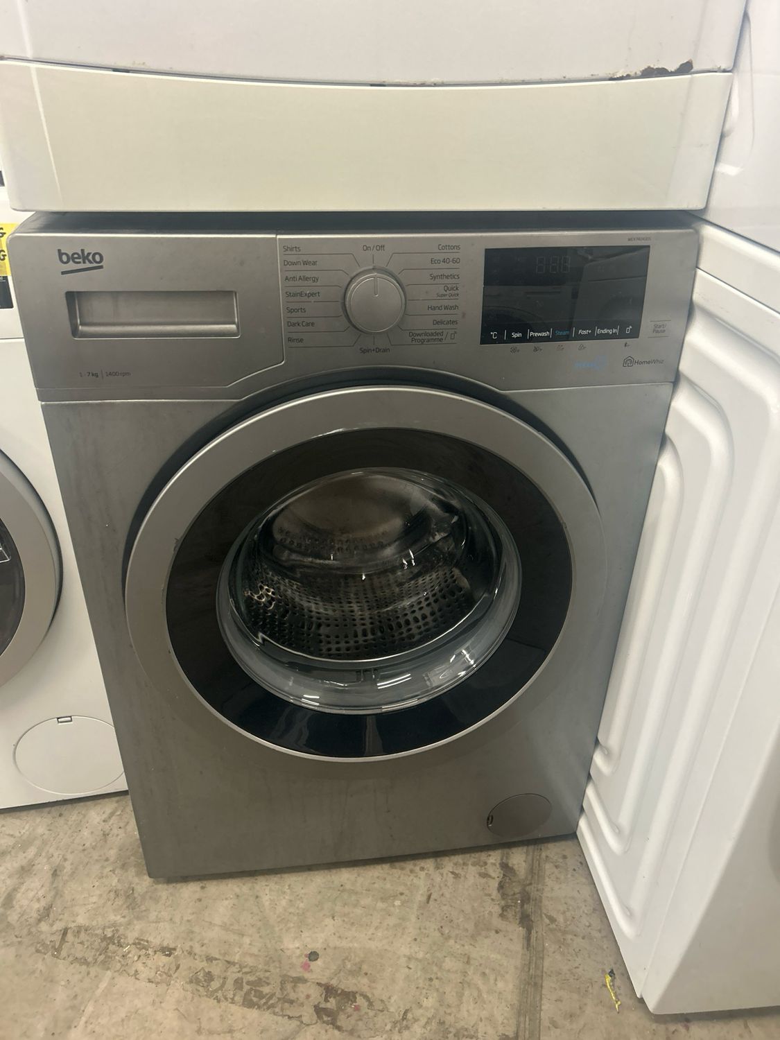 Beko WEX740430S 7kg 1400rpm Washing Machine Grey
